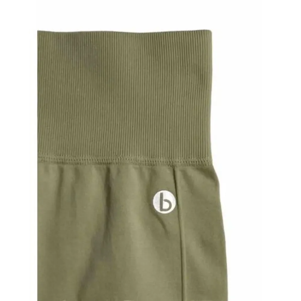 Cotton: On Body Women's Athletic Compression Leggings‎ Olive Green Size XS